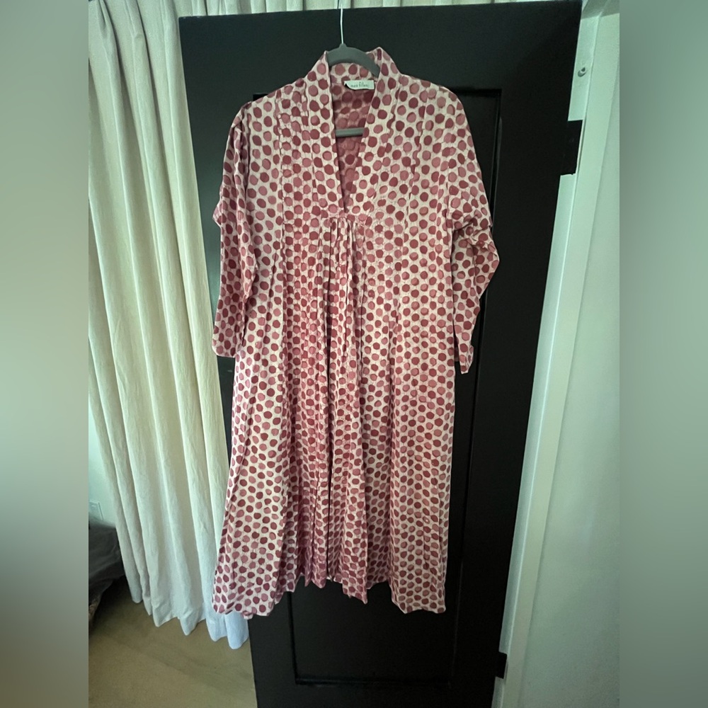 MES FILLES Polka Dot Pink Dress
